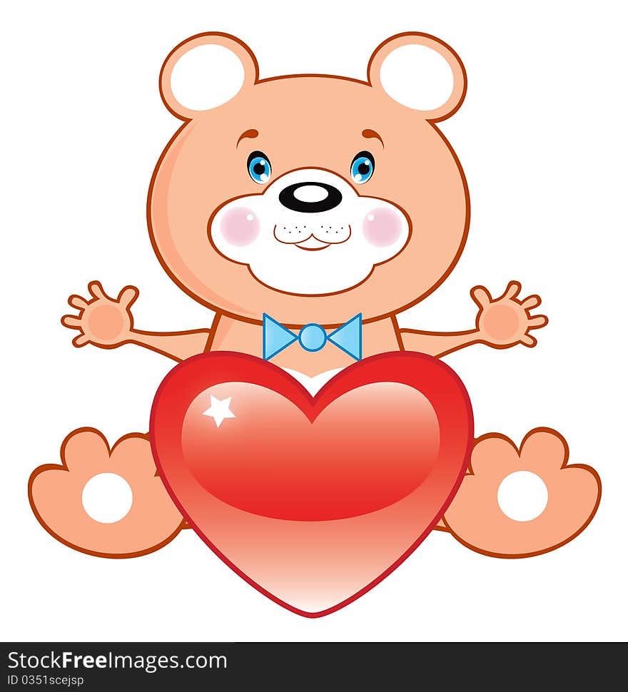 Bear Toy With Heart