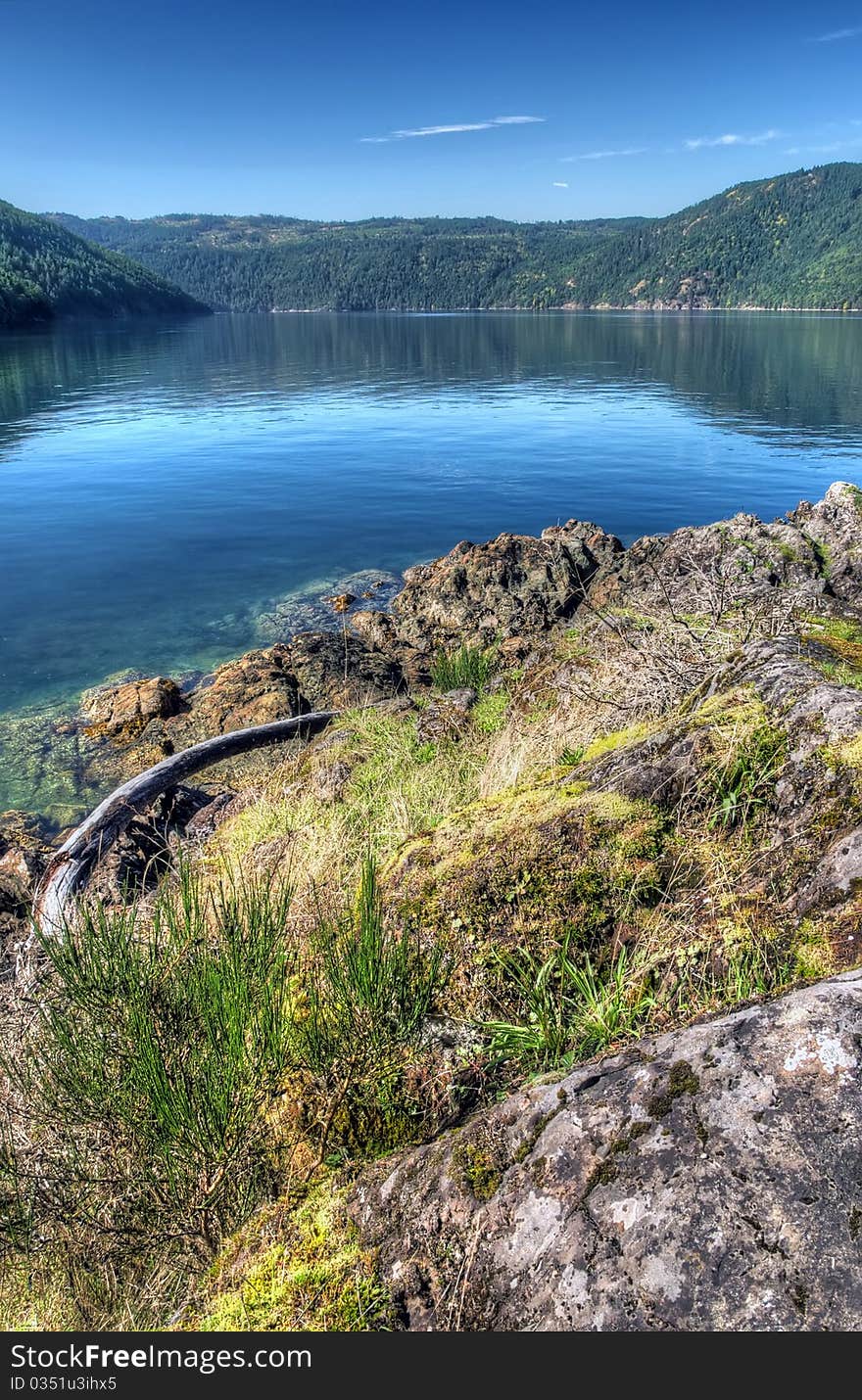 Rocky coastline