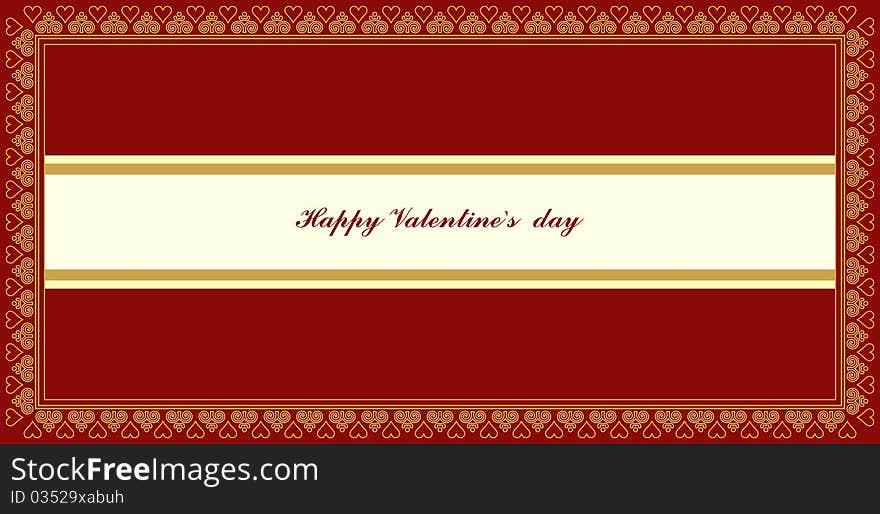 Valentine card background