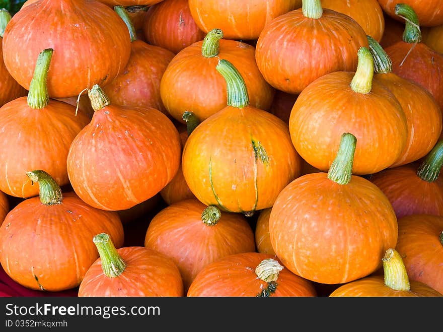 Pumpkins  on the market