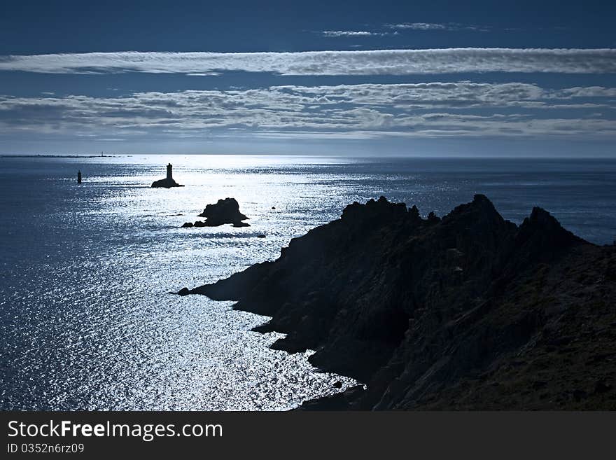 Pointe du Ratz in France. Pointe du Ratz in France