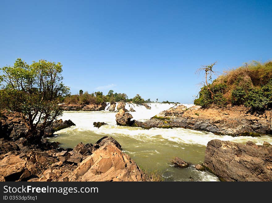 Water fall in Laos