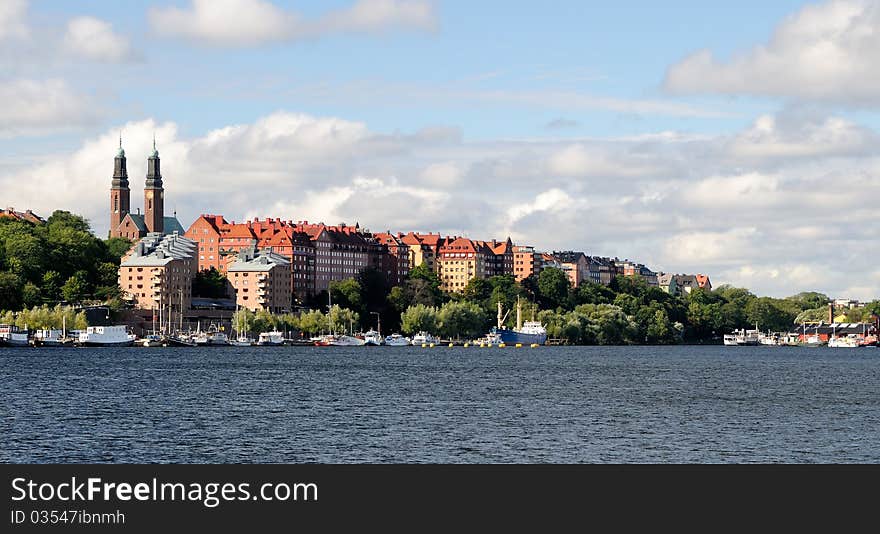 European city landscape at the day. European city landscape at the day