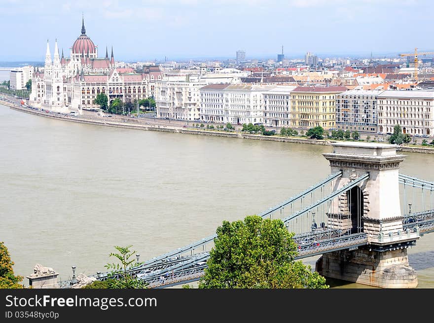 Parliament building in Budapest