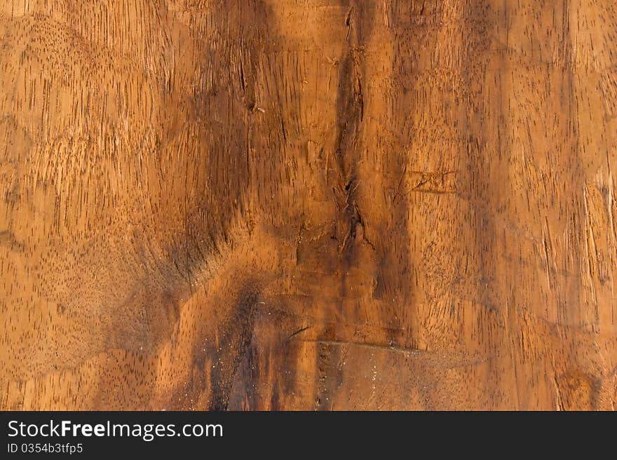 Brown hardwood texture close up