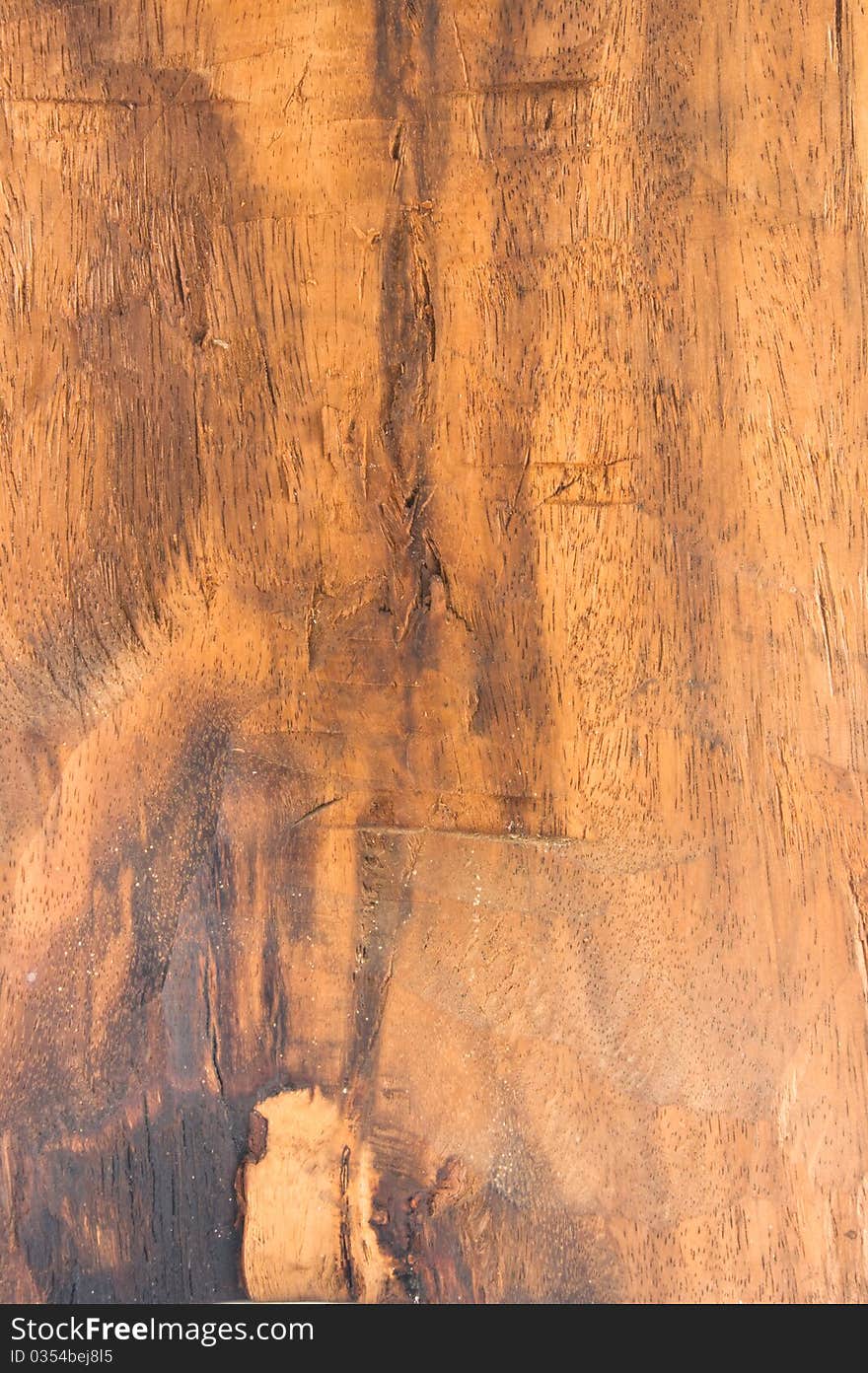 Brown hardwood texture close up