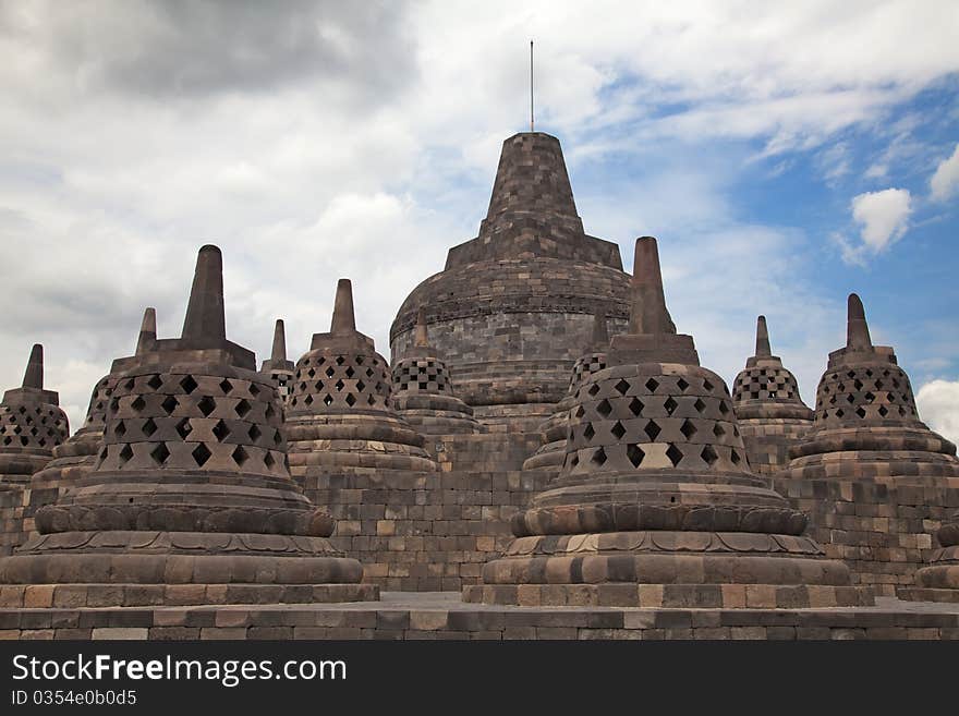 Borobudur Temple In Indonesia