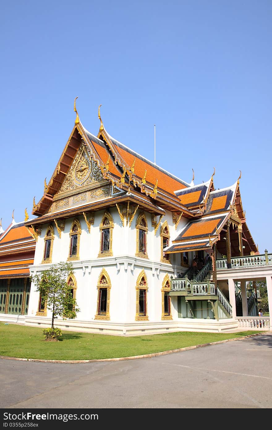 Builting design of Thai arts in the old day Thailand