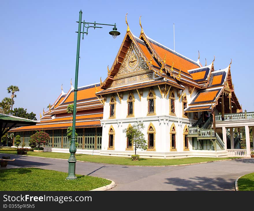 Builting design of Thai arts