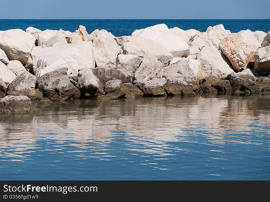 Trappeto pier in Sicily