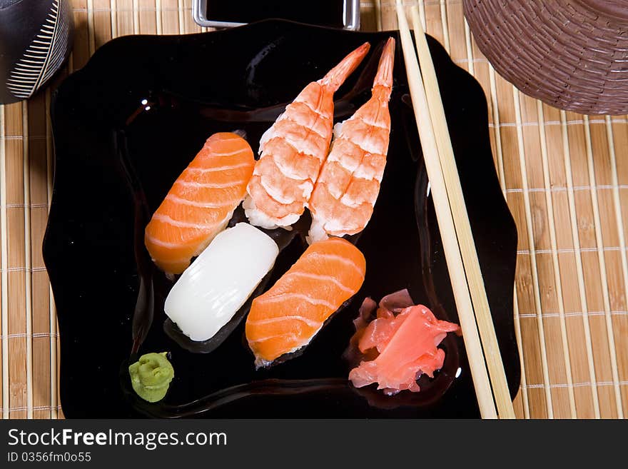 Japanese Sushi Plate