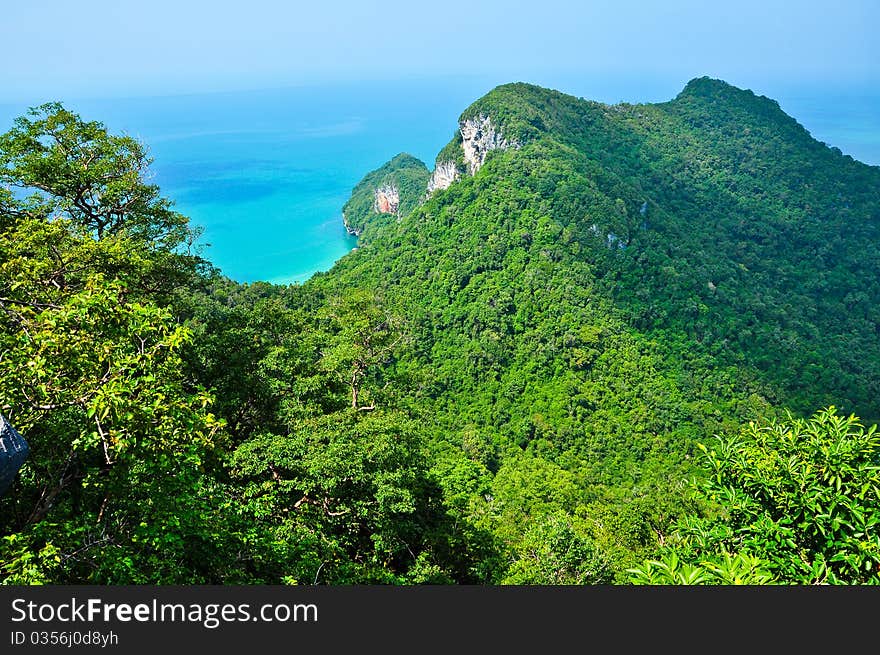 Beautiful Rock and Sea in Southern Thailand