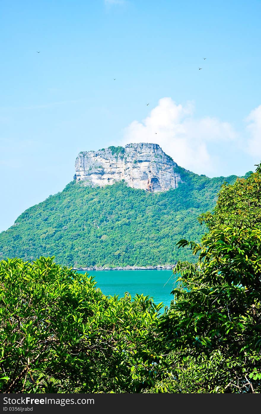 Beautiful Rock and Sea in Southern Thailand