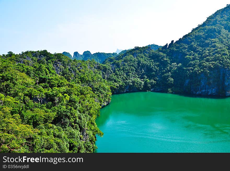 Beautiful Rock and Sea in Southern Thailand