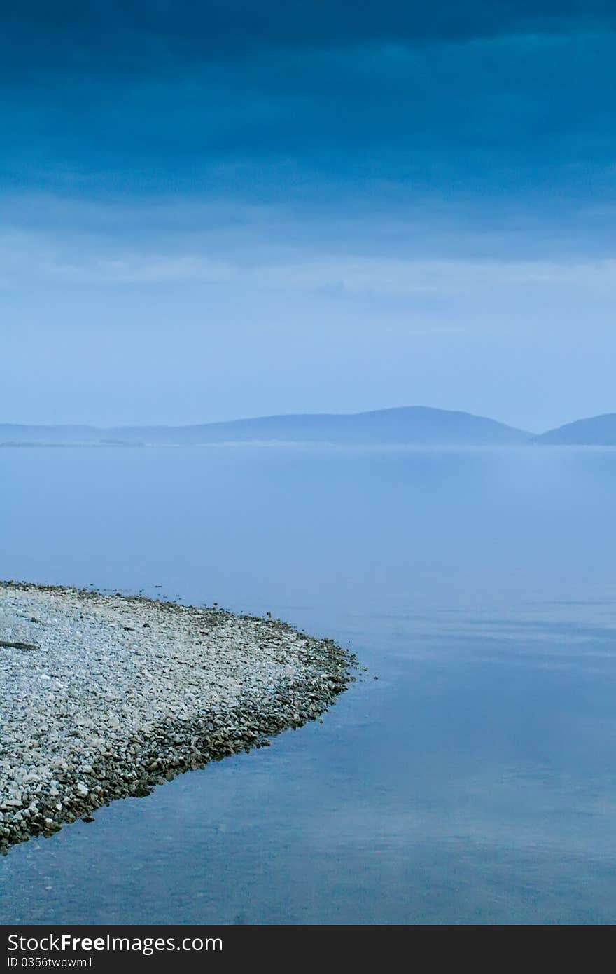 Blue Logoon lake in the Southern Urals (Russia), lost among the mountains. Blue Logoon lake in the Southern Urals (Russia), lost among the mountains