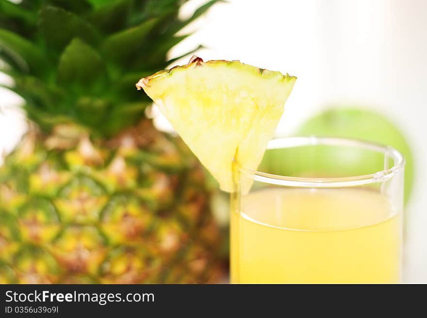 Pineapple Juice And Pineapple