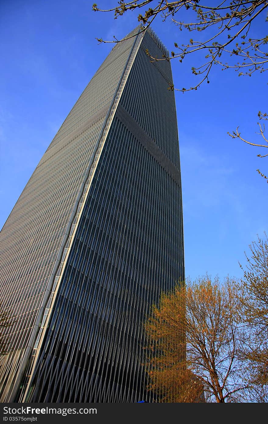 Main building of China World Trade Center Tower 3