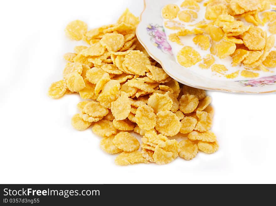 Corn flakes with milk