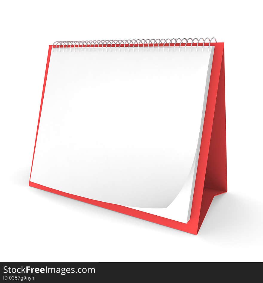 Blank Desktop Calendar