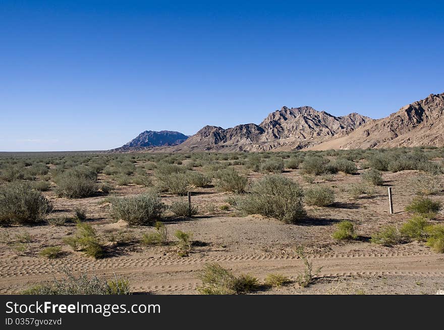 Mountain of Mongolia Desert