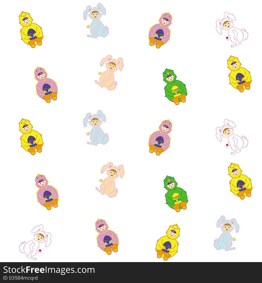 This image represents an Easter pattern. This image represents an Easter pattern