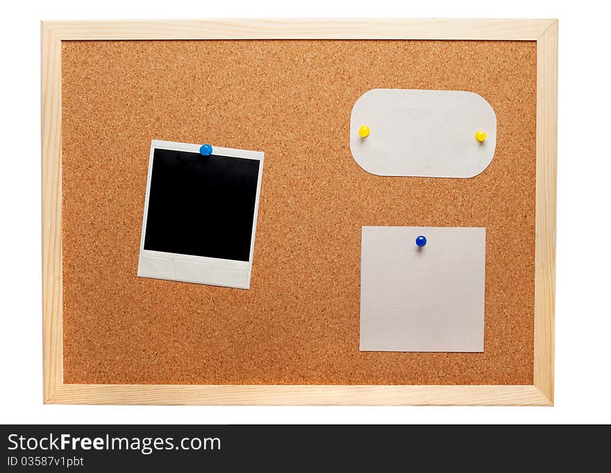 Blank instant photo and note papers