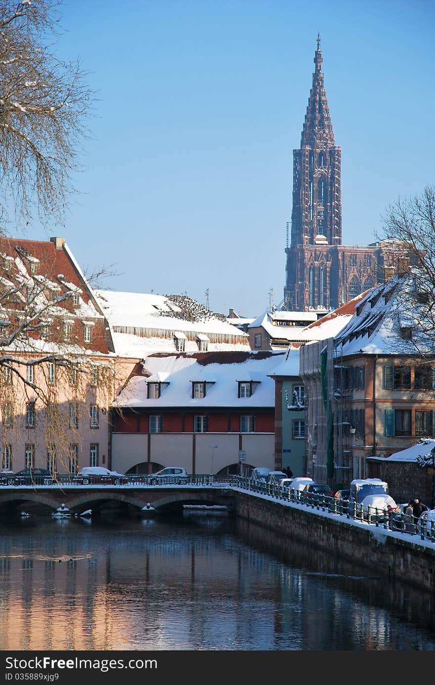 In Strasbourg during winter