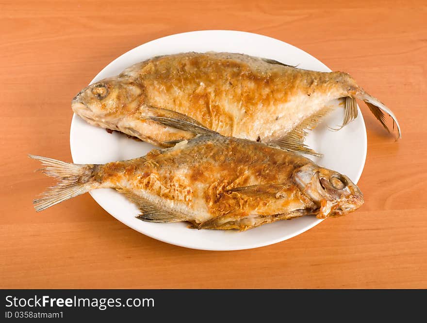 Fried bream