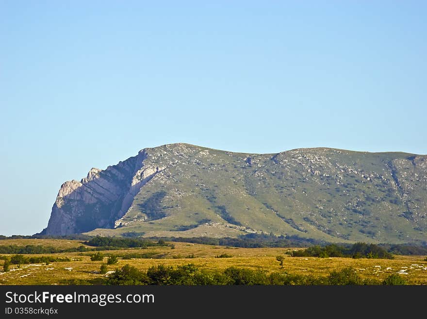 Angar-Burun peak of Chatyr-Dag mountain