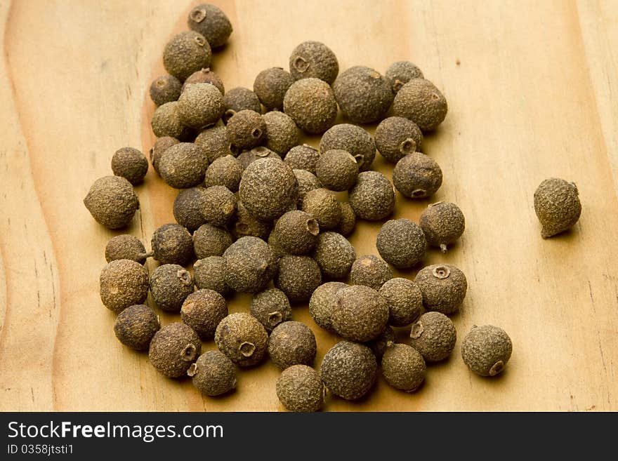 Allspice Pimenta dioica dried berry fruit