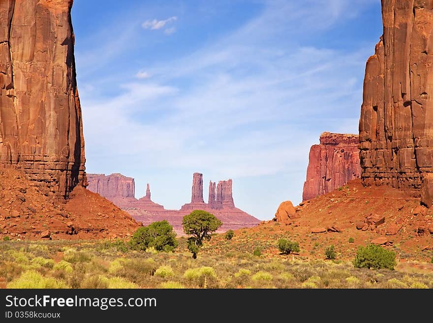 View At Monument Valley