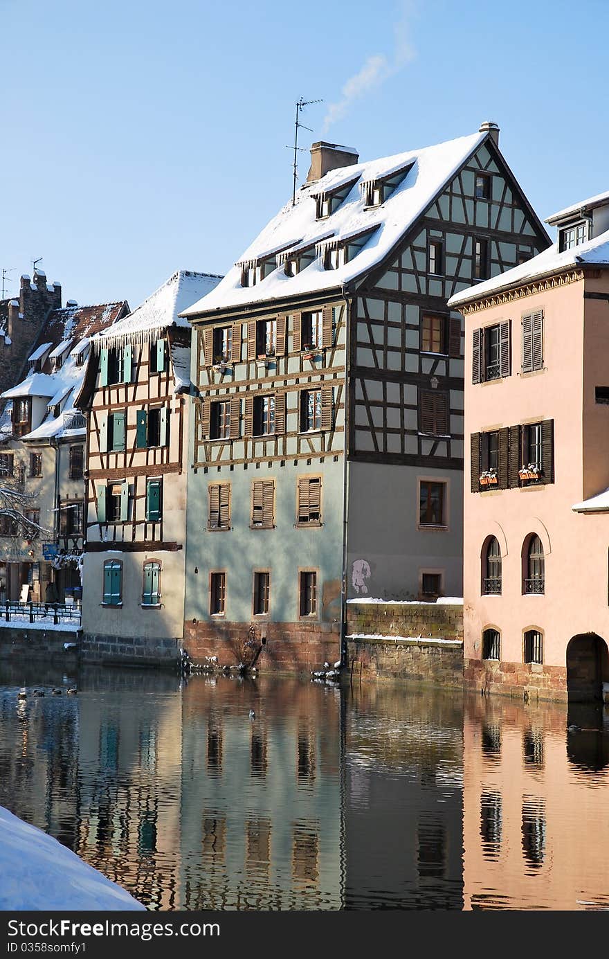 The reflection of Strasbourg