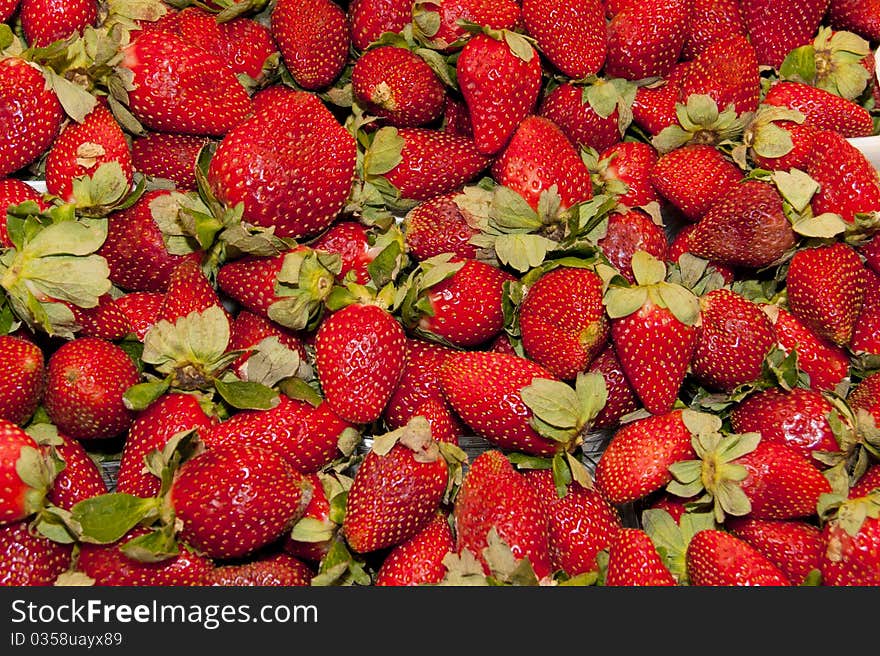 Fresh Strawberry Background Texture Pattern