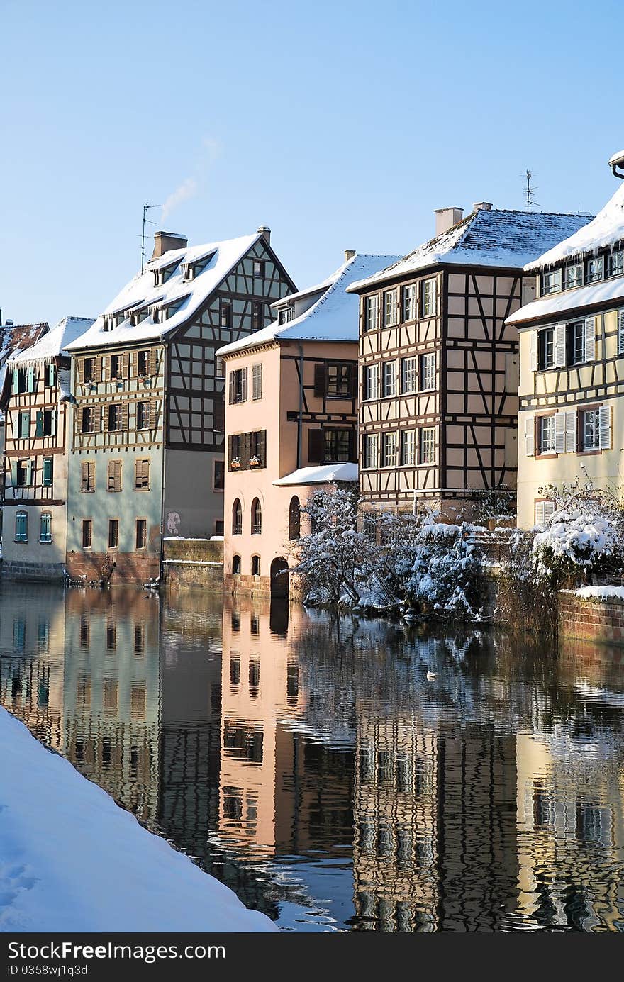 Reflection of Starbourg houses