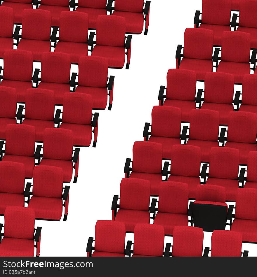 Red chairs