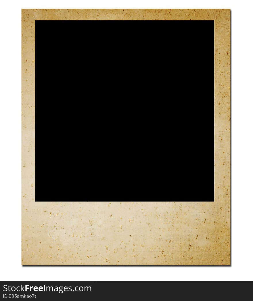 Isolated Photo Frame