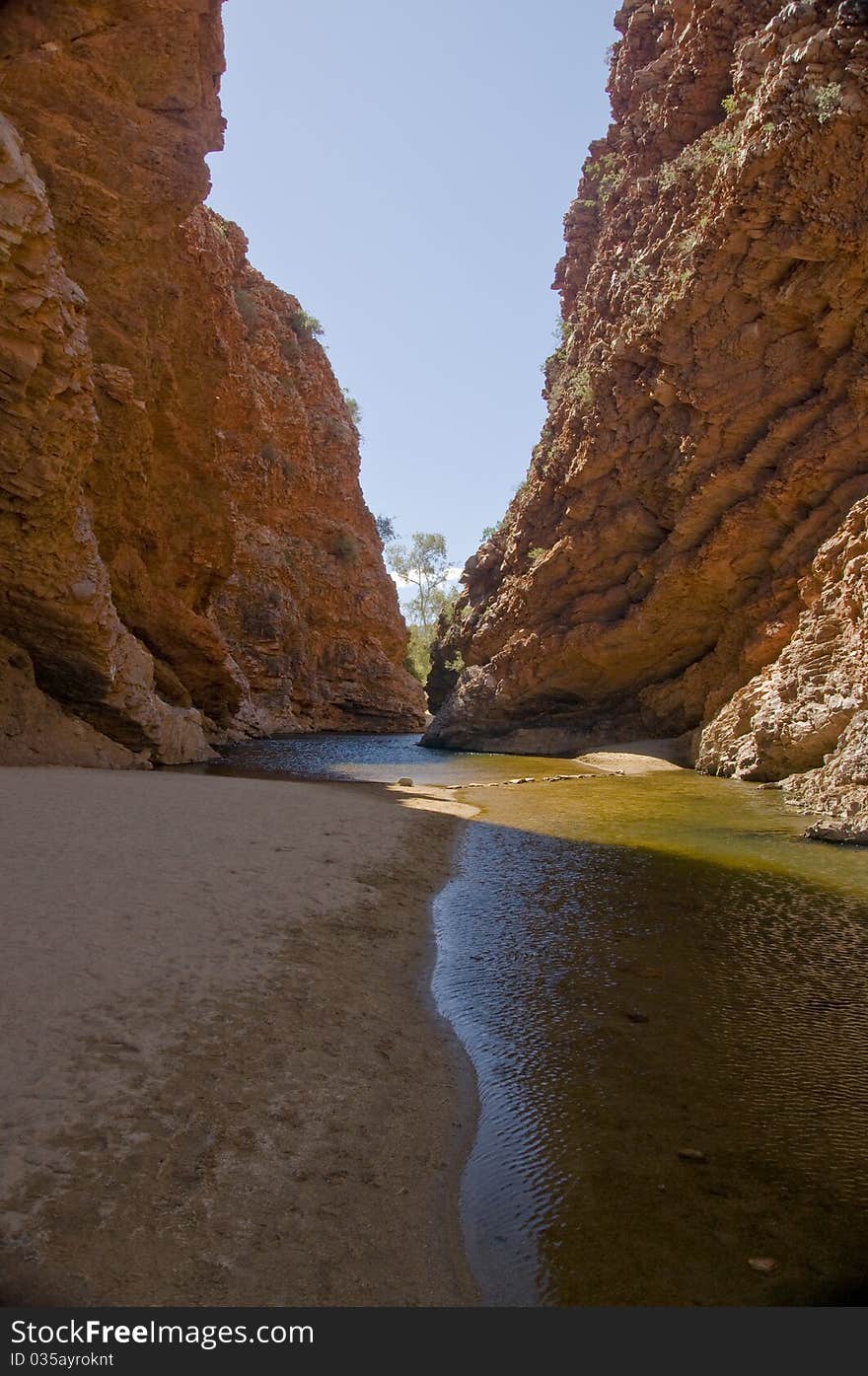 Walpa Gorge in the australian outback, northern territory