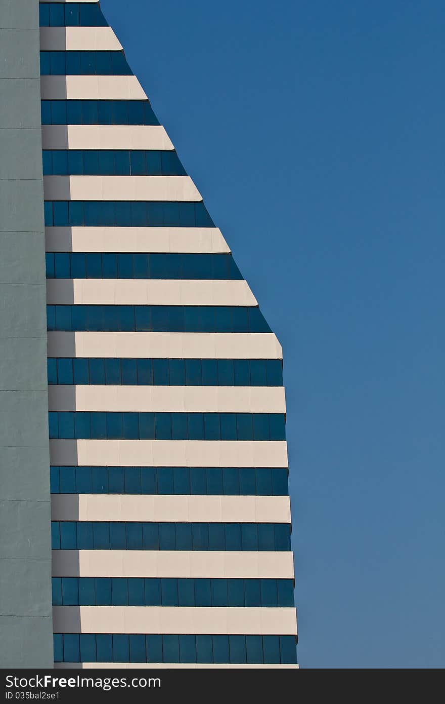 Building and blue sky in Thailand. Building and blue sky in Thailand