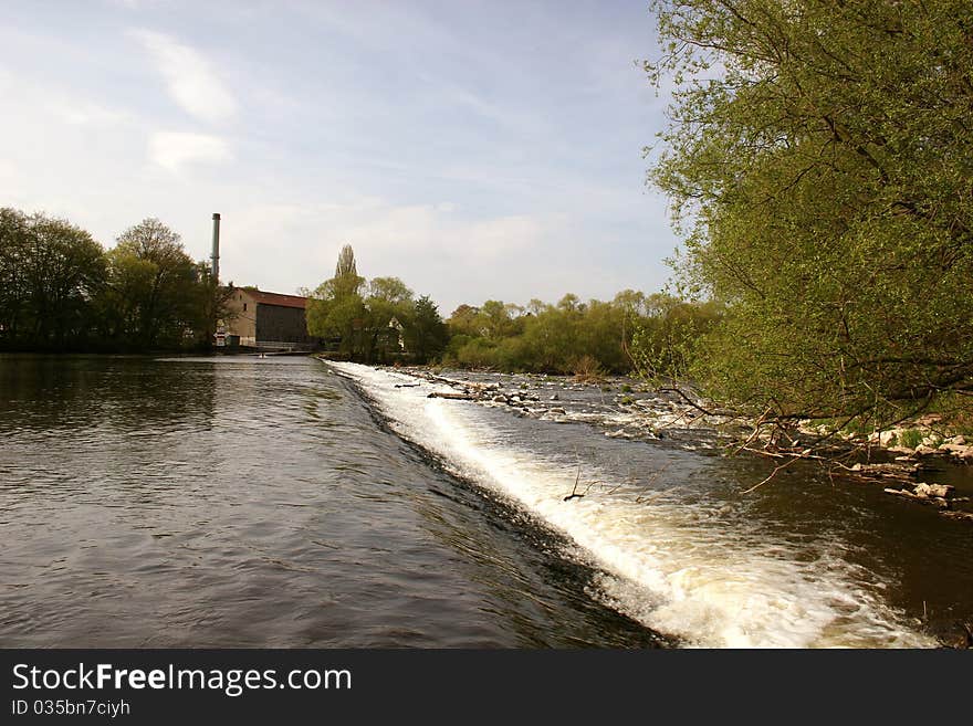 River Fulda near Kassel, Germany