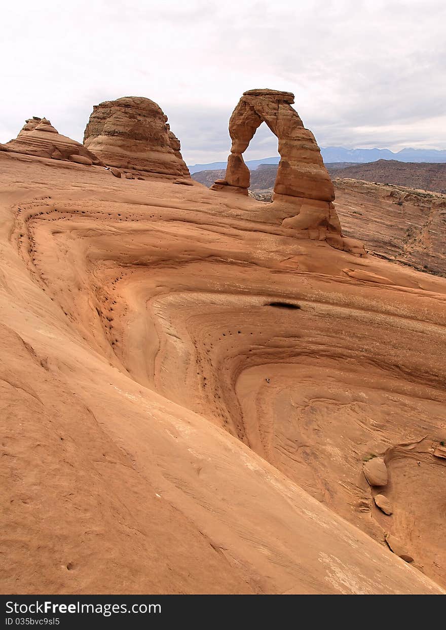 Strange rock formations at Arches National Park, USA. Strange rock formations at Arches National Park, USA