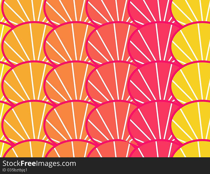 Citrus color. Vector seamless texture