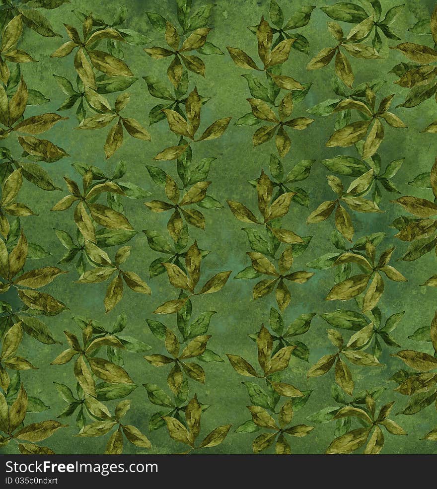 Decorative texture with tree's leafs. Decorative texture with tree's leafs.