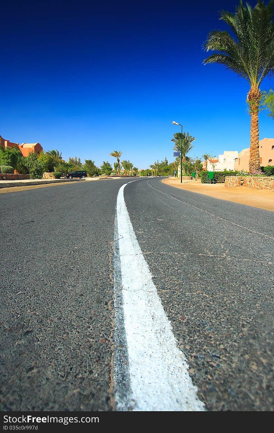 El Guona, Africa-Egypt, street