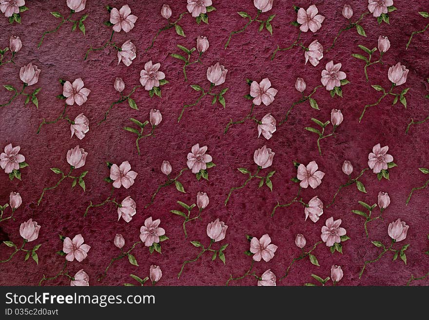 Decorative texture with rose flowers. Decorative texture with rose flowers.