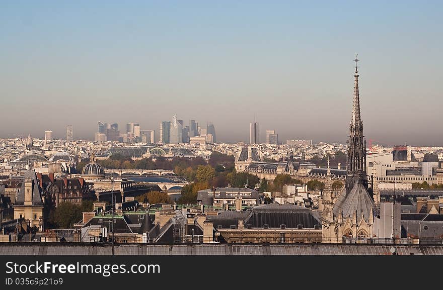 View of Paris from Notre Dame. France. View of Paris from Notre Dame. France