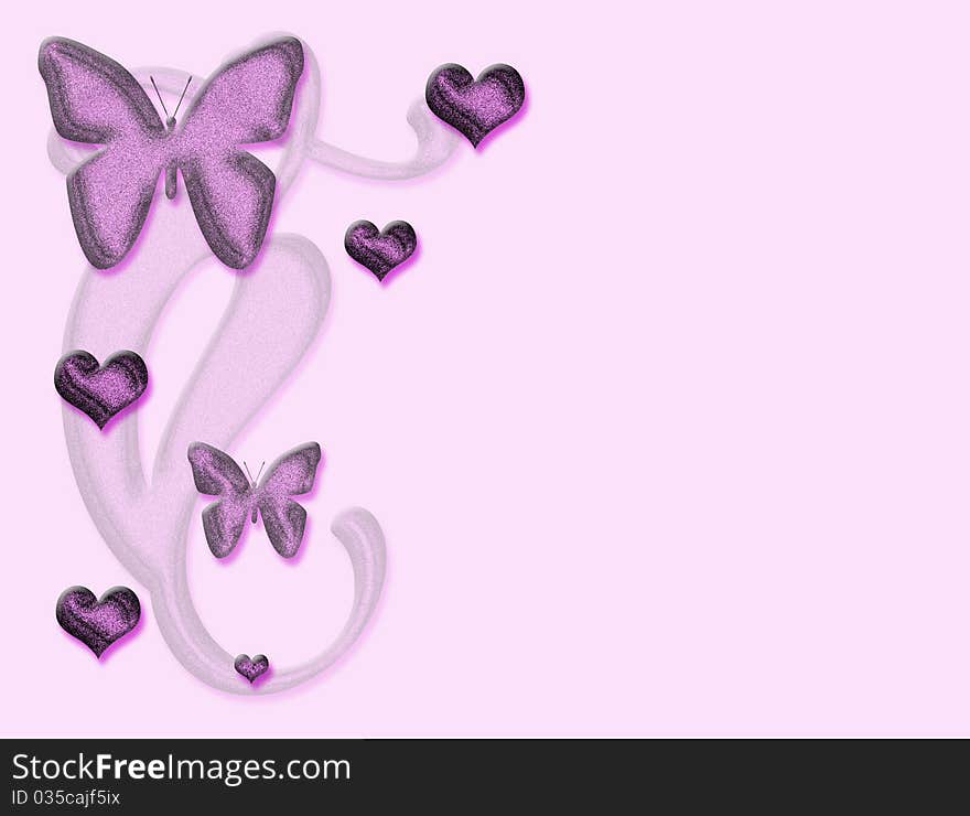 Valentine butterflys