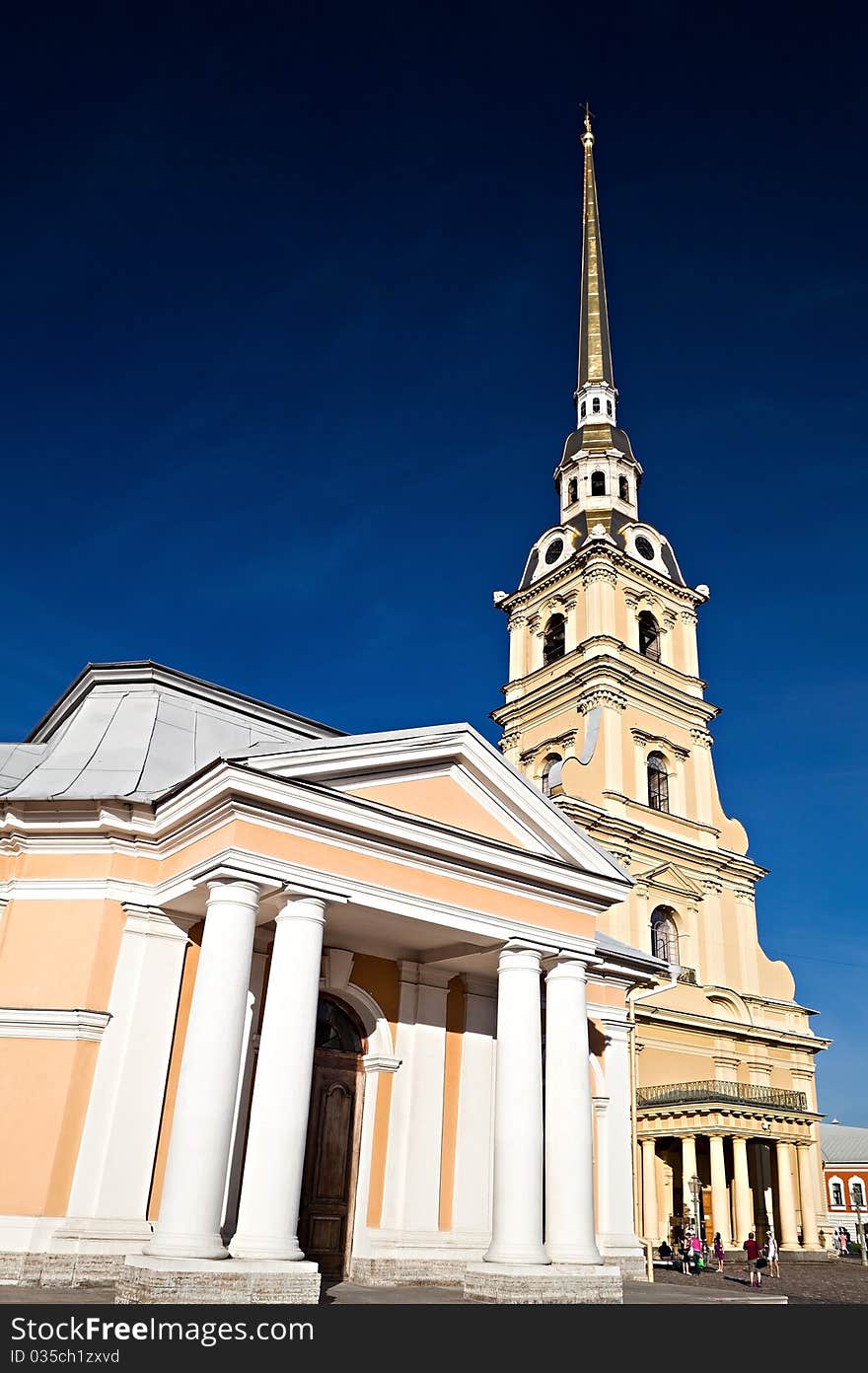 Peter and Paul Cathedral in Peter and Paul fort, Saint Petersburg, Russia. Peter and Paul Cathedral in Peter and Paul fort, Saint Petersburg, Russia