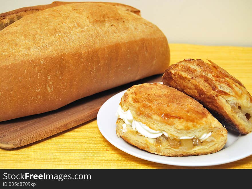 Puff pastry and bread