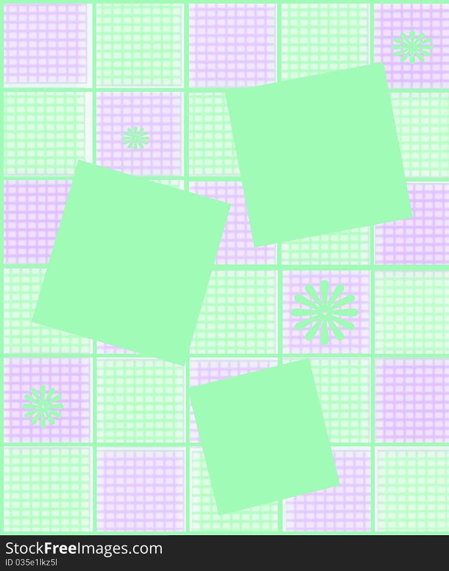 Pastel mesh scrapbook