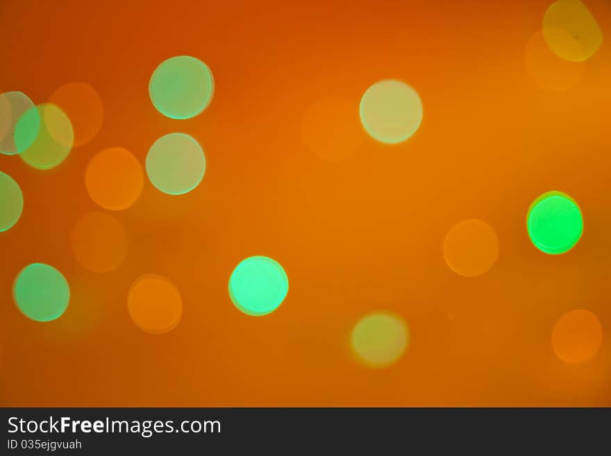 Multi-colored lights on a dark background to blur. Multi-colored lights on a dark background to blur